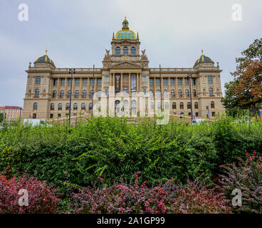 Nationalmuseum in Prag Stockfoto