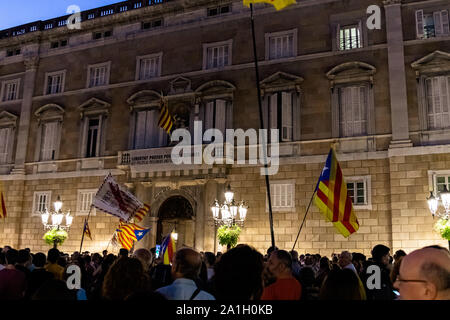 Barcelona, Katalonien, Spanien. 26 Sep, 2019. Carles Riera, Katalonien Stellvertreter für das Parlament für Schale - CCDeputy Credit: Nacho Sánchez/Alamy leben Nachrichten Stockfoto