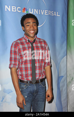 LOS ANGELES, Ca. Januar 15, 2011: Donald Glover an der NBC Universal Winter 2011 Presse Rundgang im Langham Huntington Hotel, Pasadena. © 2011 Paul Smith/Featureflash Stockfoto