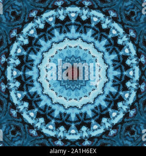 Kaleidoskopische geometrische Verzierung. Dekorative polygonalen Mosaik Muster. Mandala. Zusammenfassung Hintergrund. Stockfoto