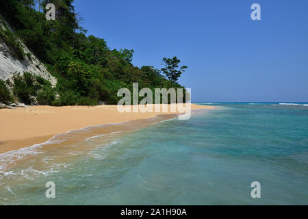 Die Schönsten, exotische Sitapur Strand auf der Andaman an Neil Insel der Andamanen und Nikobaren Inseln, Indien Stockfoto