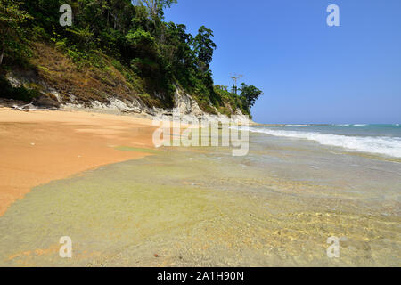 Die Schönsten, exotische Sitapur Strand auf der Andaman an Neil Insel der Andamanen und Nikobaren Inseln, Indien Stockfoto