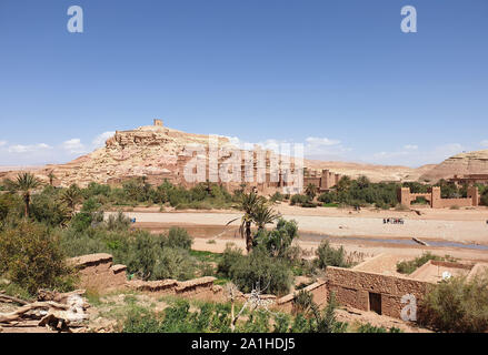 Antike Stadt Ait Ben Haddour Marokko. Viele der Weltgrößten Filme. Stockfoto