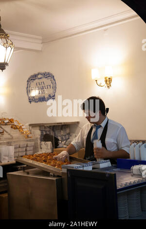 Pasteis de Belem Cafe und Bäckerei in Belem, Lissabon, Portugal Stockfoto