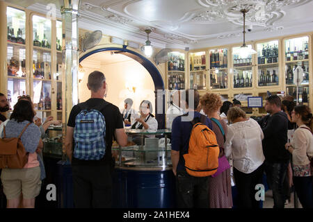 Pasteis de Belem Cafe und Bäckerei in Belem, Lissabon, Portugal Stockfoto