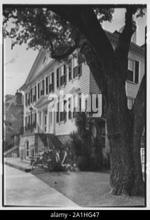 Frau Washington A. Roebling, Residenz am 64 S. Batterie, Charleston, South Carolina. Stockfoto