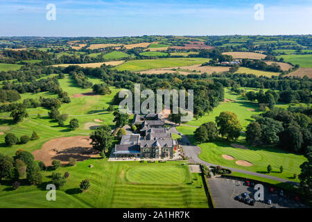 Antenne von Malone Golf Club, Ballydrain, Malone, Belfast, Nordirland Stockfoto