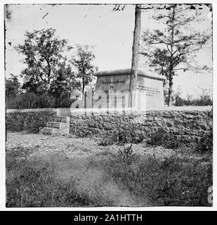 Murfreesboro, Tennessee (Nähe). Denkmal auf dem Schlachtfeld am Stones River im Jahr 1863 Stockfoto