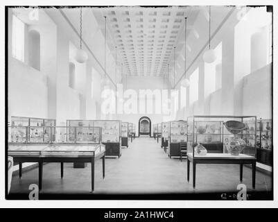 Museum (Rockefeller) in Jerusalem. Museum. S. Galerie, Anbauteile innen Stockfoto