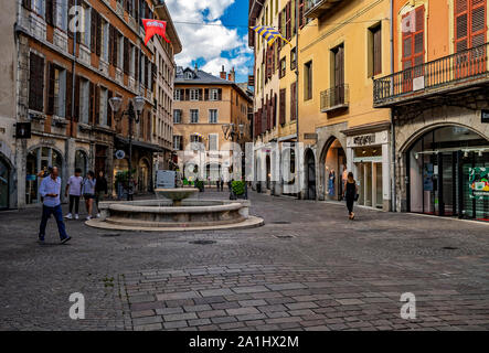 Frankreich Haute-Savoie - Chambery - Place Saint Léger Stockfoto