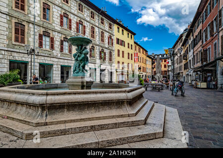 Frankreich Haute-Savoie - Chambery - Place Saint Léger Stockfoto