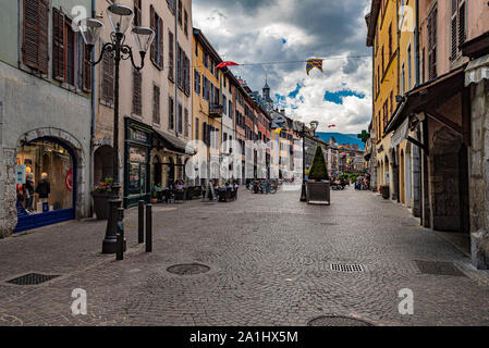 Frankreich Haute-Savoie - Chambery - Place Saint Léger Stockfoto