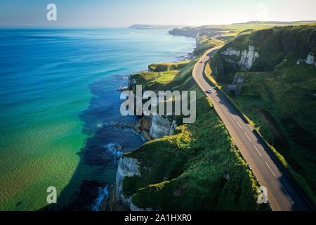 Antenne Whiterocks Strand, Portrush, County Antrim Stockfoto