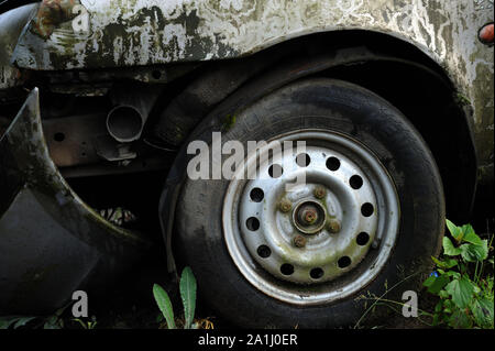 Trivandrum, Kerala, Indien; Südostasien - Nov. 2017: Ford Oldtimer Brach Stockfoto