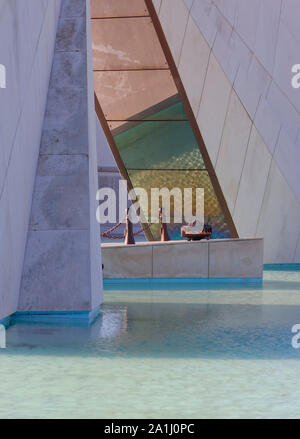 Denkmal für die Veteranen von Übersee, Monumento aos Combatentes do Ultramar, Festung Forte do Bom Sucesso, Belém, Lissabon, Portugal, Europa Stockfoto