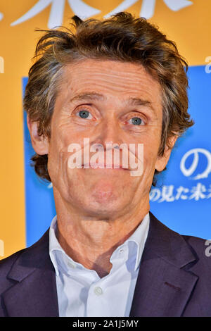 Tokio, Japan. 26 Sep, 2019. Willem Dafoe bei der Premiere des Films "In der Ewigkeit Gate/Van Gogh - an der Schwelle zur Ewigkeit' in Shinjuku Piccadilly. Tokio, 26.09.2019 | Verwendung der weltweiten Kredit: dpa/Alamy leben Nachrichten Stockfoto