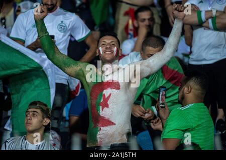 Algerien Afrika Cup der Nationen 2019 in Ägypten Stockfoto