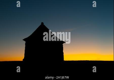 Die pickel am Rande von Dartmoor mit Blick auf Tavistock, Devon Stockfoto