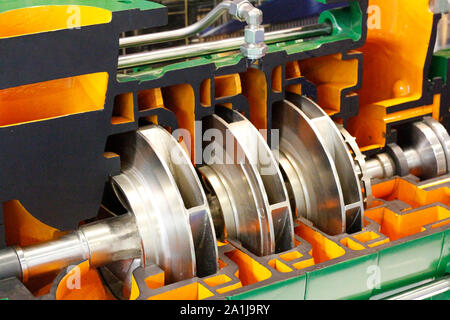 Selbstansaugend öffnen - Vortex chemische Pumpe. SC Pumpen sind selbstansaugend horizontal öffnen - vortex Pumpen. Kreiselpumpen. Stockfoto