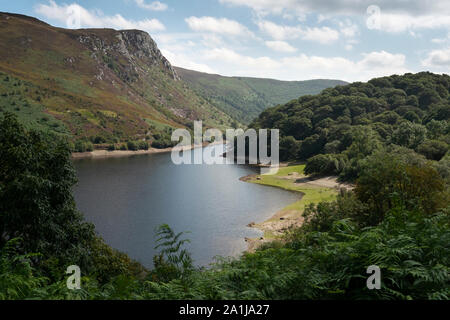 Garreg-Ddu Behälter; Elan Valley, Rhayader, Mid-Wales; Stockfoto