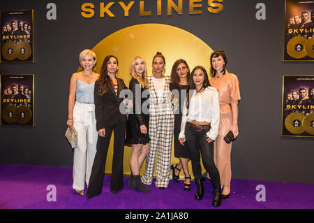 Die Premiere der Netflix-Serie kylines' im Henninger-Turm. Frankfurt, 25.09.2019 Stockfoto