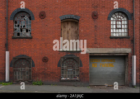 Rezession, Stoke-on-Trent, Großbritannien The Old Court House, Old Court Street, Tunstall, Stoke-on-Trent. Stockfoto