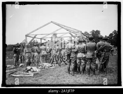 Der National Guard, der Mt. Gretna, [Pennsylvania], 1913 Stockfoto