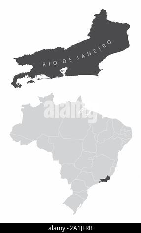 Rio de Janeiro, Brasilien Stock Vektor