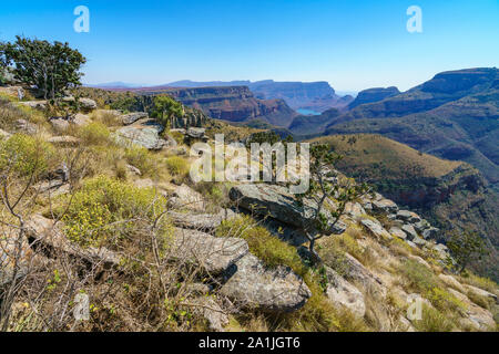 Schönen Blyde River Canyon vom Lowveld in Südafrika Stockfoto