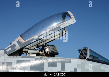 Mig 29 Fulcrum, Cockpit, Slowakische Luftwaffe Stockfoto