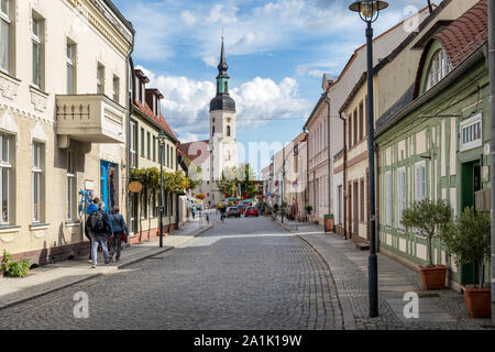 Stadt Lübbenau Stockfoto
