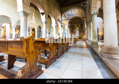 Juli 22, 2019 - Triest, Italien - San Giusto Cathedral Stockfoto