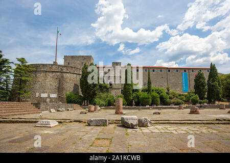 Juli 22, 2019 - Triest, Italien - San Giusto Castle Stockfoto