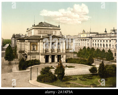 Neue Konzert mit Bibliothek, Leipsig (d. h., Leipzig), Sachsen, Deutschland; Stockfoto