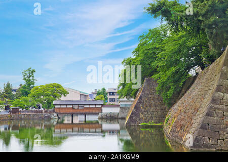 Fukui Burgruinen in Fukui Präfektur, Japan Stockfoto