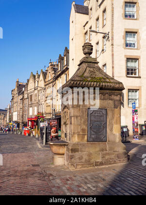 Der Westen Bug Gut errichtet von der Rat der Stadt im Jahre 1674 in der Altstadt von Edinburgh Schottland Stockfoto