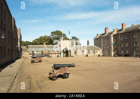 Berwick Barracks, auch als Ravensdowne, in Berwick-upon-Tweed Northumberland, Großbritannien bekannt Stockfoto