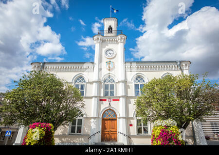 Ciechanow Rathaus. Ciechanow, Masowien, Polen. Stockfoto