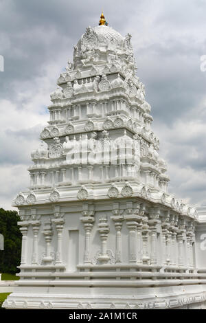 Die Außenseite des hinduistischen Tempel. Lemont, Illinois, USA Stockfoto