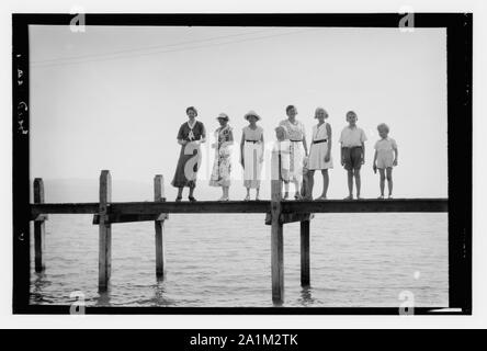 November 12, 1933, aus dem Toten Meer Stockfoto