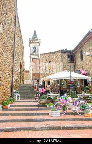 Bei Vinci - Italien - Juli 2019 - der Geburtsort von Leonardo da Vinci in der Toskana Stockfoto