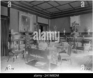 Büro in Senator Philander Knox House, Washington, D.C. Stockfoto