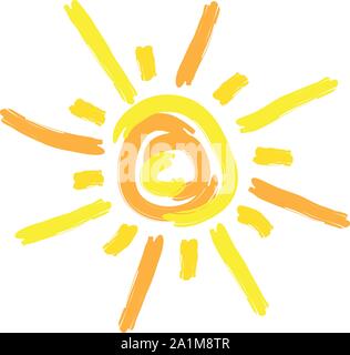 Sun, Sun Logo, Vektor Stock Vektor