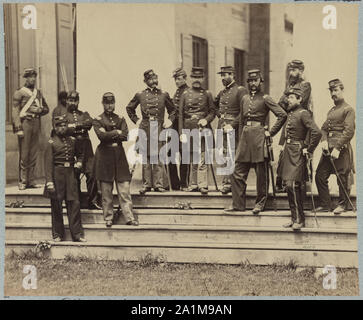 Die Offiziere der 8 New York State Militia, Arlington, Va., Juni, 1861 Stockfoto