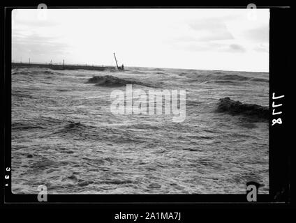 Offizielle Eröffnung des Tel Aviv Port. Der Tel Aviv Wellenbrecher Stockfoto