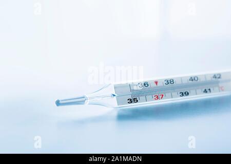 Thermometer, close-up. Stockfoto