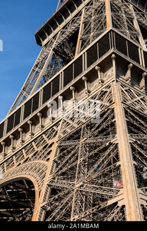 Eiffelturm in Paris, Frankreich Stockfoto