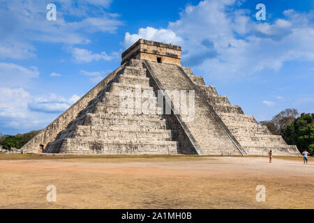 Chichen Itza, Mexiko. Tempel des Kukulcan, auch als "El Castillo bekannt. Stockfoto