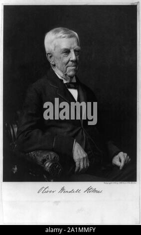 Oliver Wendell Holmes, 1809-1894 Stockfoto