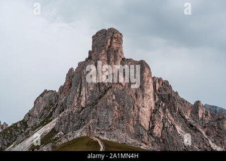 Panoramablick auf die Dolomiten, Giau Pass Stockfoto